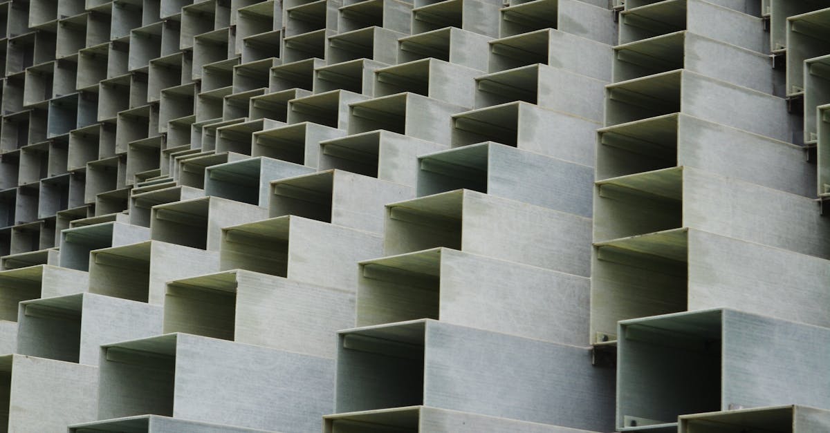 Intricate close-up of a modern architectural metal pattern indoors.